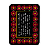 Inspirerend quote op Disire Magnet Magneet (Verticaal)