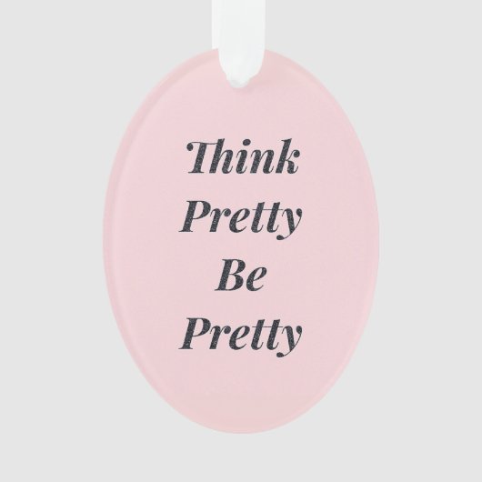 Inspirerend quote ornament (voorkant)