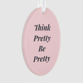 Inspirerend quote ornament (voorkant)