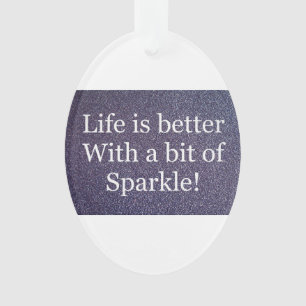 Inspirerend quote ornament