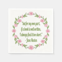Inspirerend quote over boeken van Jane Austen