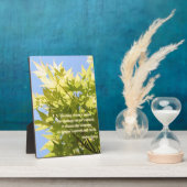 inspirerend quote over natuur foto - fotoplaat (Zijkant)