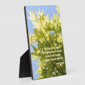 inspirerend quote over natuur foto - fotoplaat (Zijkant)