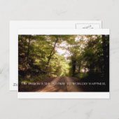 Inspirerend quote -- Passion Briefkaart (Voorkant / Achterkant)