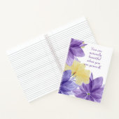 Inspirerend quote Positieve affirmatie Schrijver Notitieboek (Binnen)