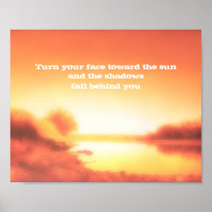 inspirerend quote poster natuur landschapskunst