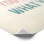 Inspirerend quote poster voor tekentypografie (Hoek)