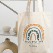 Inspirerend quote Rainbow Teacher Appreciation Tote Bag