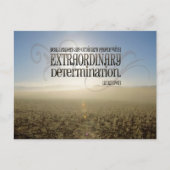 inspirerend quote "Real Leaders" Briefkaart (Voorkant)