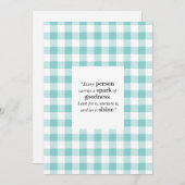 Inspirerend quote Script Pattern 5x7 Flat Kaart (Voorkant / Achterkant)