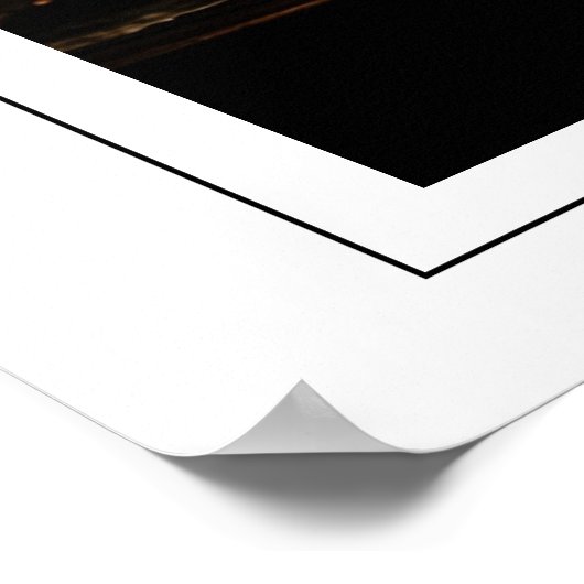 Inspirerend Quote Seascape Waves Beach Poster (Hoek)