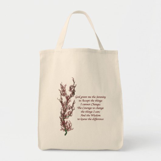 Inspirerend Quote Service Prayer Tote Bag (Voorkant)