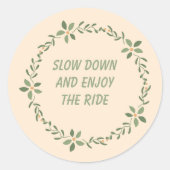 Inspirerend Quote Sticker voor Mindful Living (Voorkant)