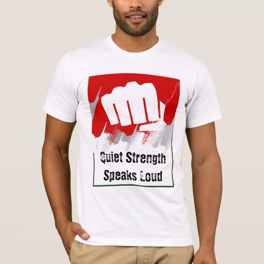 Inspirerend quote T shirt voor mannen (Voorkant)