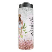 Inspirerend quote ter ere van het moederschap thermosbeker (Voorkant)