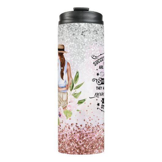 Inspirerend quote ter ere van het moederschap thermosbeker (Voorkant)