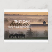 Inspirerend quote van Virgil Briefkaart (Voorkant)