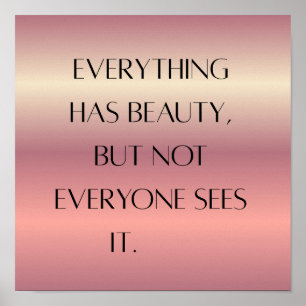 Inspirerend Quote Wall Art Poster – Modern Minim