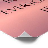 Inspirerend Quote Wall Art Poster – Modern Minim (Hoek)