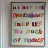 Inspirerend Quote Wall Art Typografie Poster