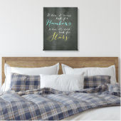 Inspirerend Quote Wall Canvas Afdruk (Insitu (Slaapkamer))