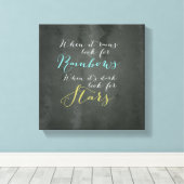 Inspirerend Quote Wall Canvas Afdruk (Insitu (Houten vloer))