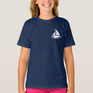 Inspirerend Quote Zeil je droomboot T-shirt