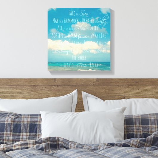 Inspirerend quotecanvas canvas afdruk (Insitu (Slaapkamer))
