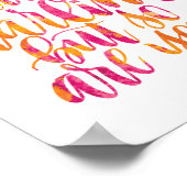 Inspirerend quotes: Het leven is zwaar, schat Poster (Hoek)