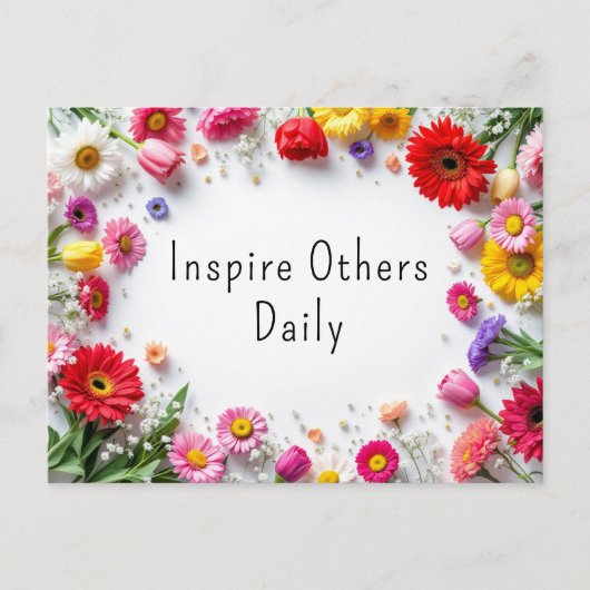 Inspirerend quotes Kantoor Succes Kleurrijk Briefkaart (Voorkant)