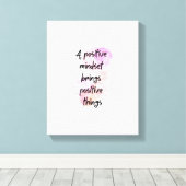 inspirerend quotes positief, Get Motivated Canvas Afdruk (Insitu (Houten vloer))