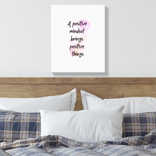 inspirerend quotes positief, Get Motivated Canvas Afdruk (Insitu (Slaapkamer))