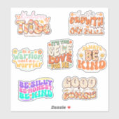 Inspirerend quotes, Positivity scrapbook pack Sticker (Vel)