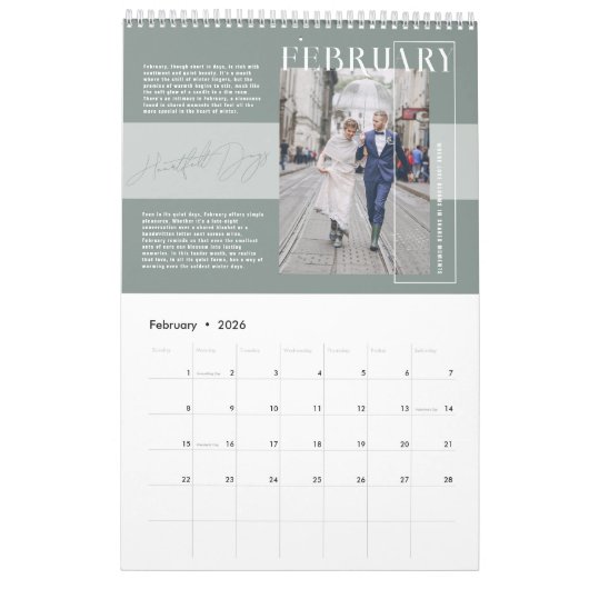 Inspirerend quotes & Proza Familiefoto Momenten Kalender (Feb 2026)