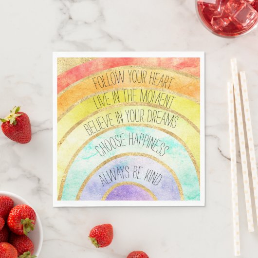 Inspirerend quotes Rainbow Servet (Insitu)