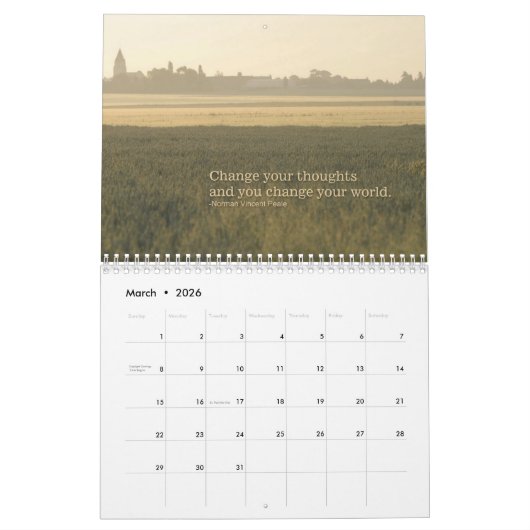 Inspirerend Quotes schilderachtig natuur 2019 Kale Kalender (Mar 2026)