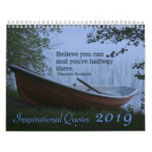 Inspirerend Quotes schilderachtig natuur 2019 Kale Kalender (Hoes)