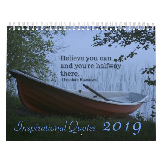 Inspirerend Quotes schilderachtig natuur 2019 Kale Kalender (Hoes)