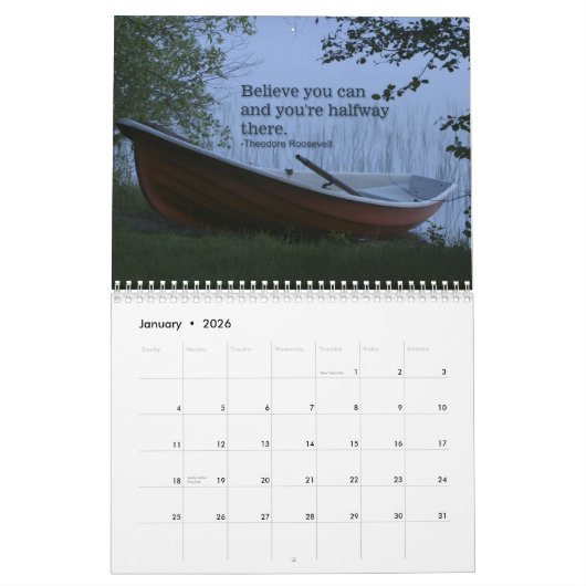 Inspirerend Quotes schilderachtig natuur 2019 Kale Kalender (Jan 2026)