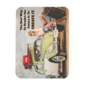 Inspirerend Quotes voor Levenswerk Vrouwelijke Ler Magneet (Verticaal)