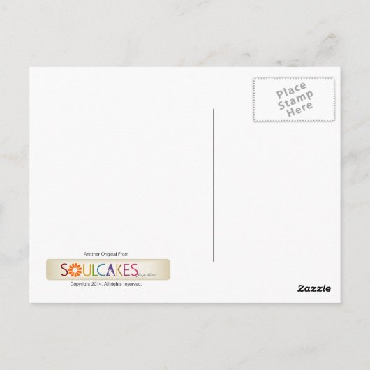 Inspirerend Rainbow Scene & (optioneel) Gezegde-pc Briefkaart (Achterkant)