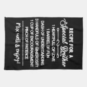 Inspirerend recept voor een speciaal broertje theedoek (Horizontaal)