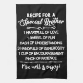 Inspirerend recept voor een speciaal broertje theedoek (Verticaal)