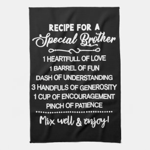 Inspirerend recept voor een speciaal broertje theedoek