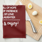 Inspirerend recept voor een speciaal dochtertje theedoek (Quarter Fold)