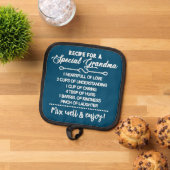 Inspirerend recept voor een speciale oma pannenlap (Top down)