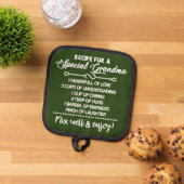 Inspirerend recept voor een speciale oma pannenlap (Top down)