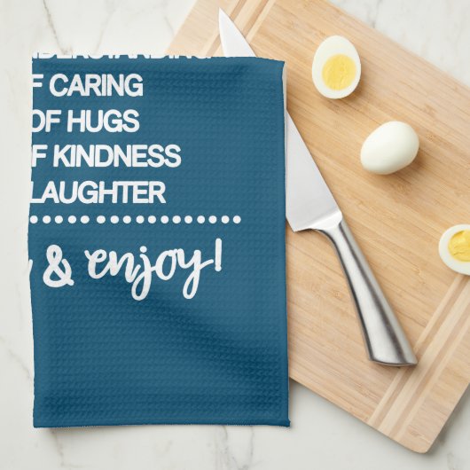 Inspirerend recept voor een speciale oma theedoek (Quarter Fold)