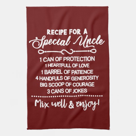 Inspirerend recept voor een speciale oom theedoek (Verticaal)