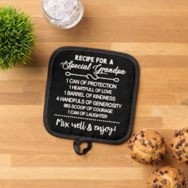 Inspirerend recept voor een speciale opa pannenlap